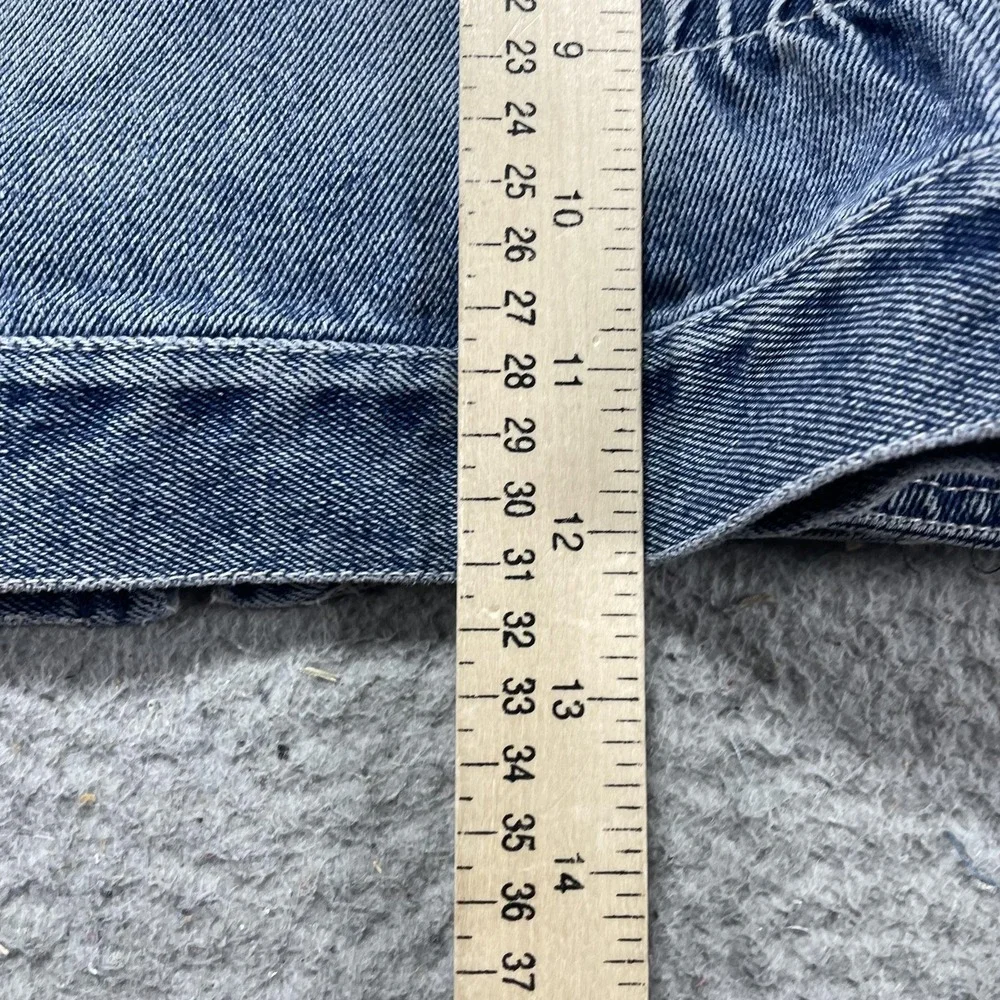 OshKosh B'gosh Jacket Boys 2T Blue Denim Collared Full Zip Pockets Casual